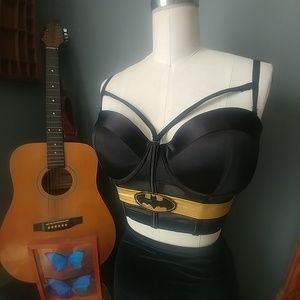 Women's Batman cropped corset top